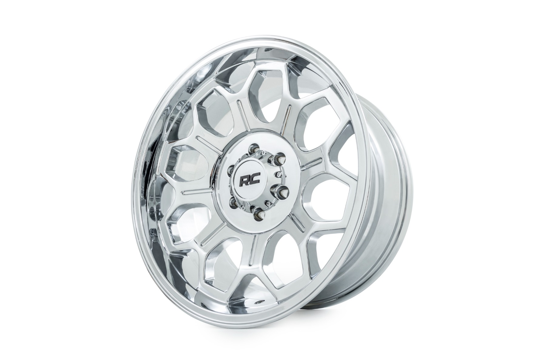 Rough Country 77 Series Wheel One-Piece Chrome 22x12 6x135 -44mm
