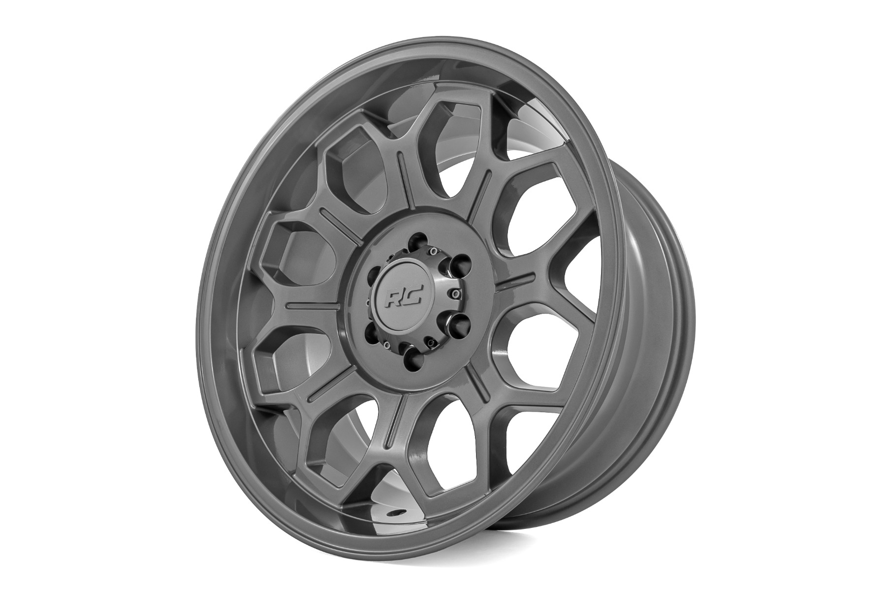 Rough Country 77 Series Wheel One-Piece Gunmetal Gray 20x9 6x5.5 0mm