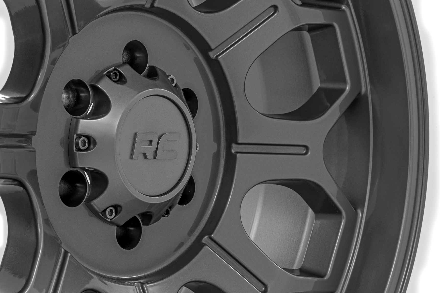 Rough Country 77 Series Wheel One-Piece Gunmetal Gray 20x9 6x5.5 0mm