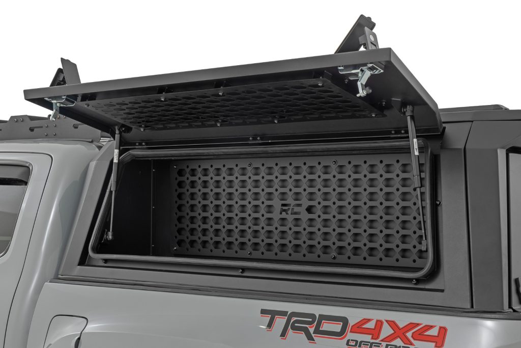 Rough Country Bed Cap Molle Panel Side Storage Bin Drivers Side Toyota Tacoma (16-23)