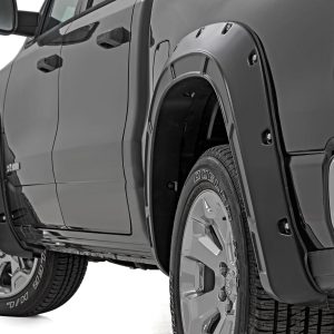 Rough Country Defender Fender Flares PW7 Bright White Ram 1500 2WD/4WD (2025-2026)