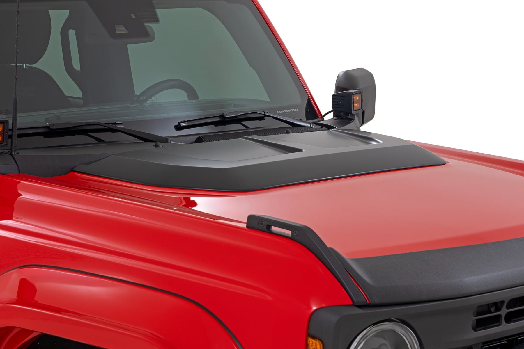 Rough Country Hood Scoop HX Antimatter Blue Ford Bronco 4WD (2021-2026)