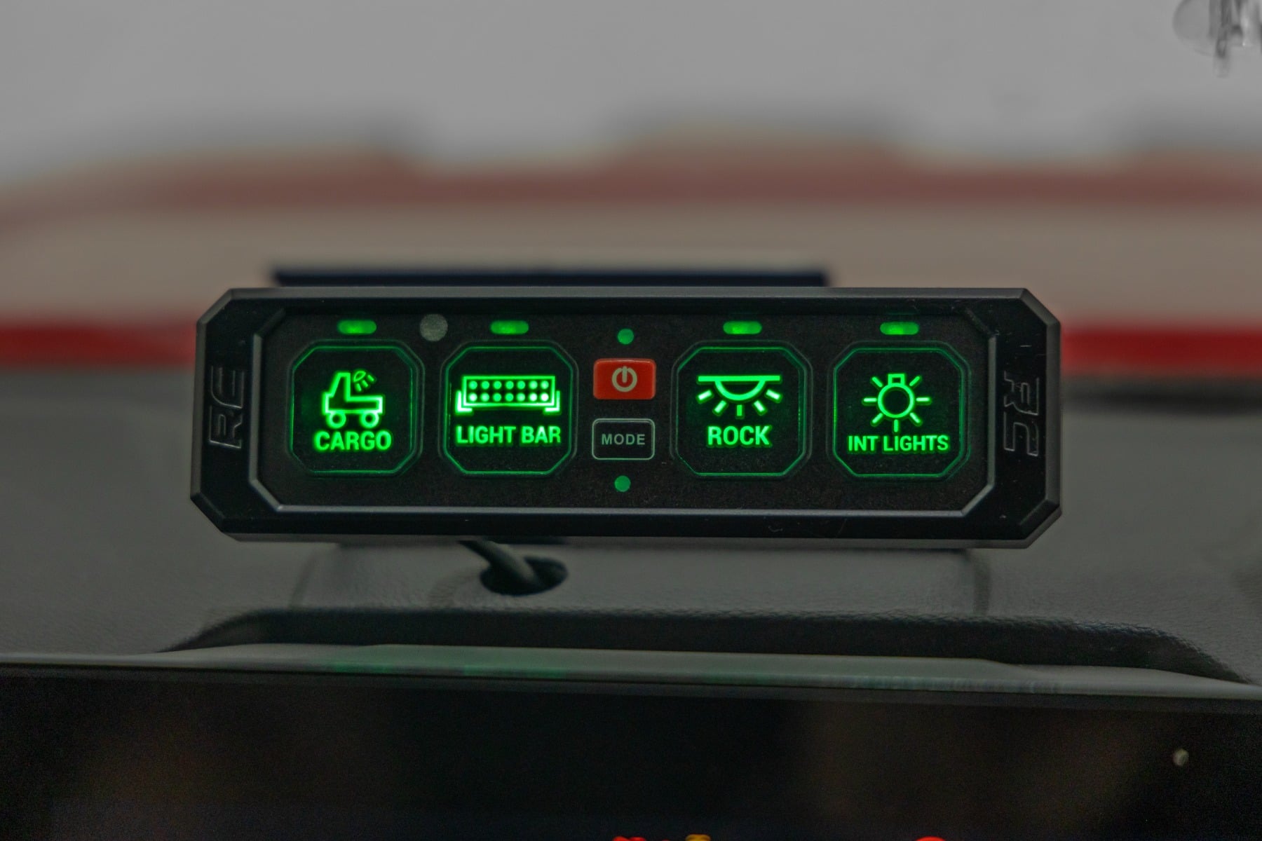 Rough Country 4 Gang Switch Panel RGB Backlit Buttons Multifunction Modes