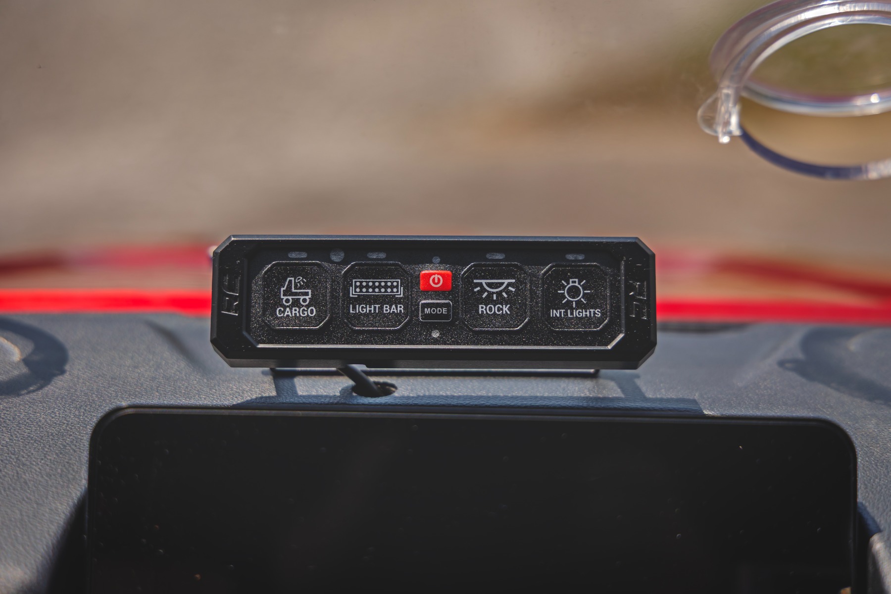 Rough Country 4 Gang Switch Panel RGB Backlit Buttons Multifunction Modes
