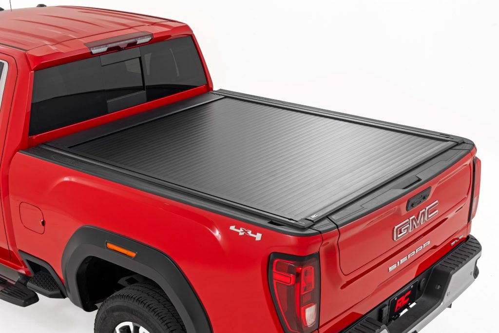 Rough Country Powered Retractable Bed Cover 6’9″ Bed Chevy/GMC 2500HD/3500HD (20-26)