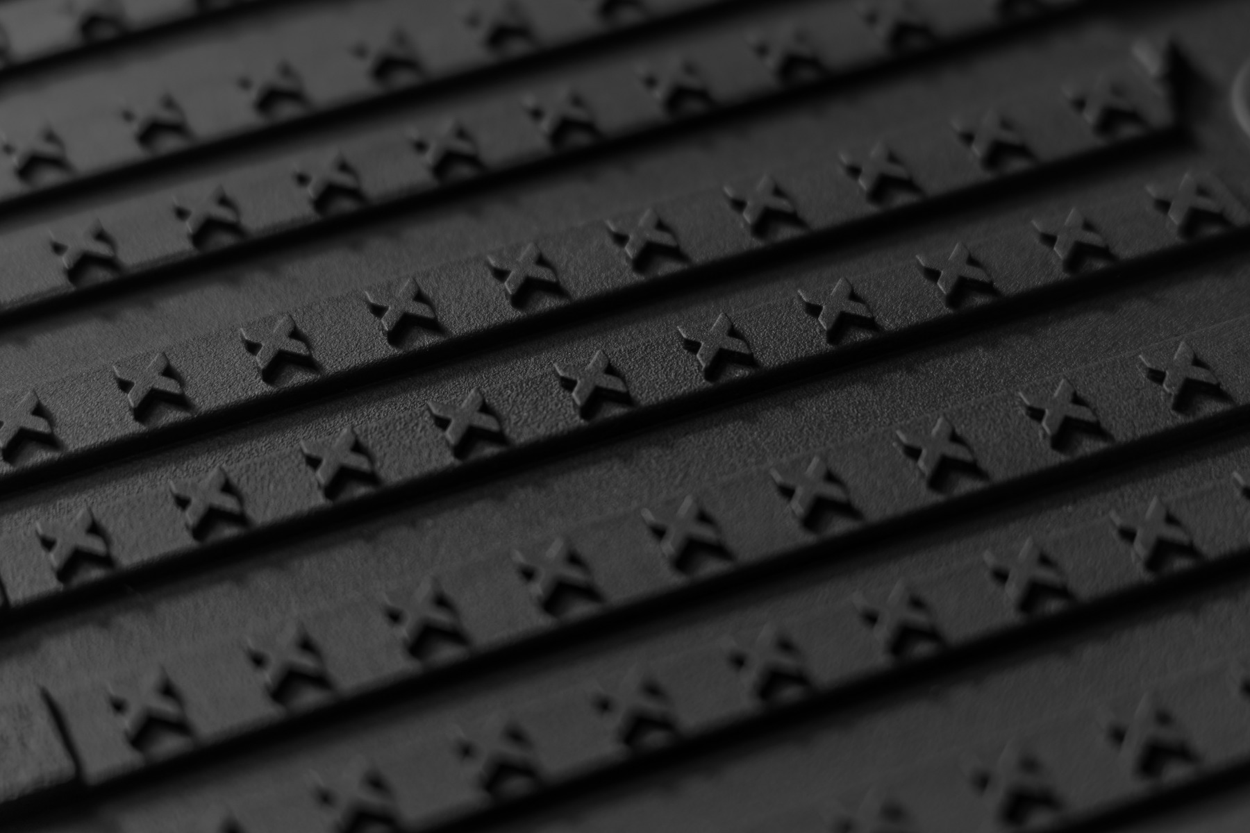 Rough Country Flex-Fit Floor Mats FR & RR Tesla Cybertruck 4WD (2024-2026)