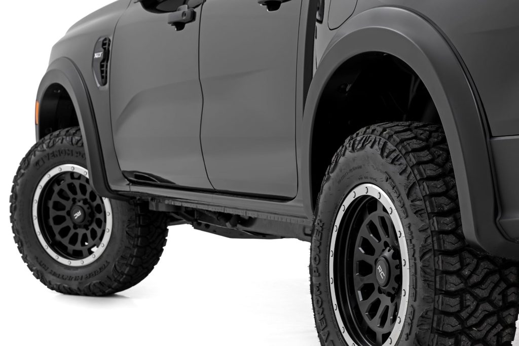 Rough Country Sport Fender Flares M7 Carbonized Gray Ford Ranger 2WD/4WD (2024-2026)
