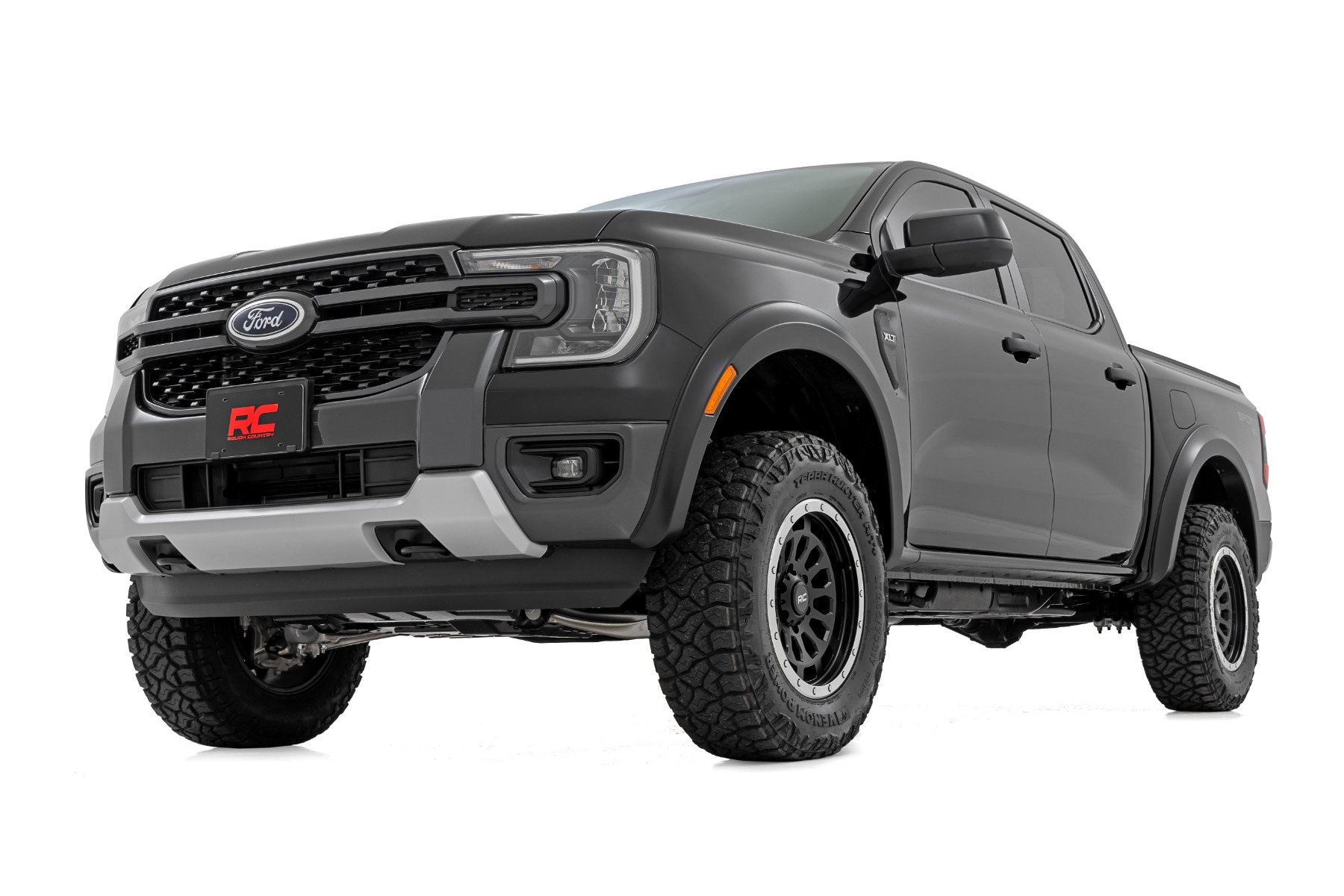 Rough Country Sport Fender Flares NE Cactus Gray Ford Ranger 2WD/4WD (2024-2026)