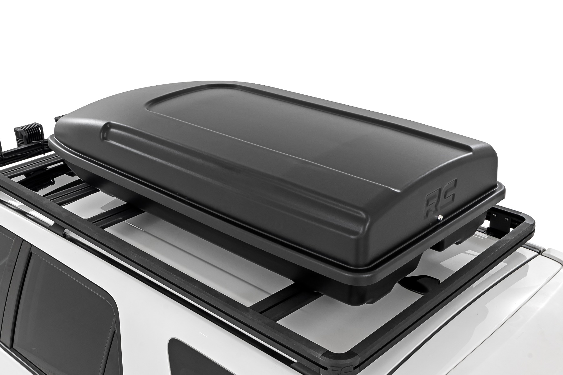 Rough Country Rooftop Cargo Box Hard Shell Strut Assisted 14.5 Cu. Ft. Storage