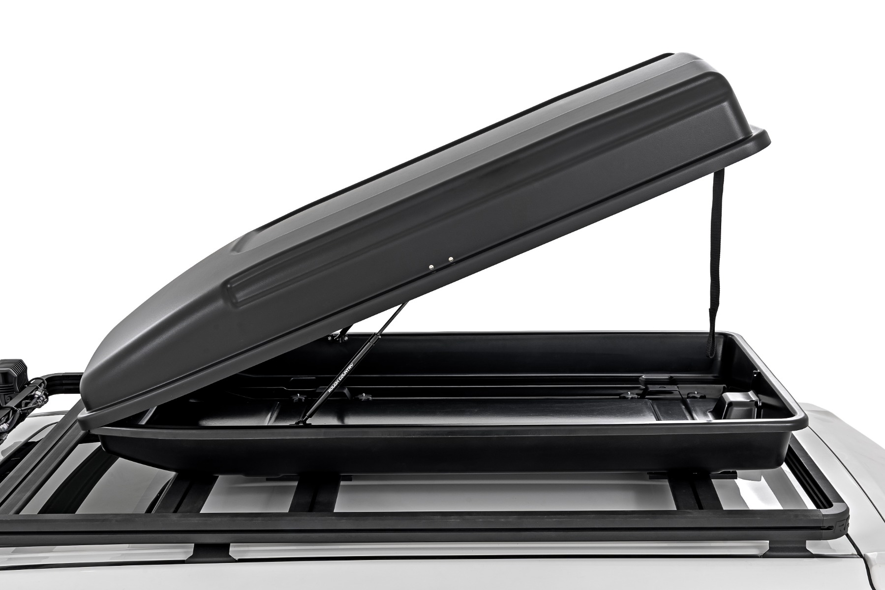 Rough Country Rooftop Cargo Box Hard Shell Strut Assisted 14.5 Cu. Ft. Storage