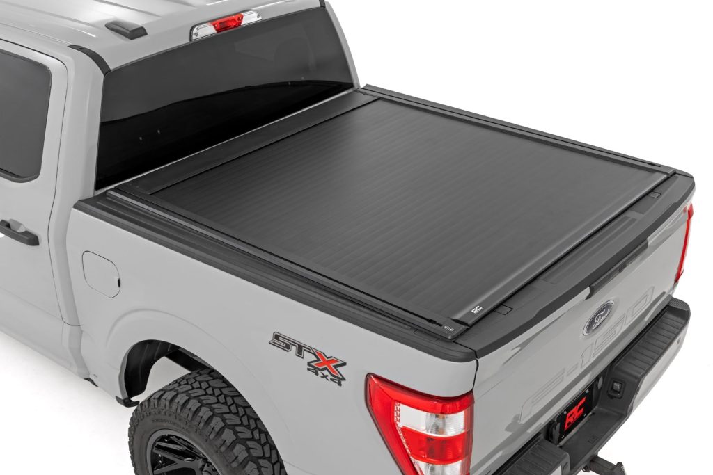 Rough Country Powered Retractable Bed Cover 5β7β³ Bed Ford F-150 (15-26)/F-150 Lightning (22-26)