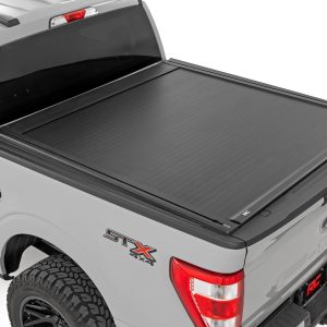 Rough Country Powered Retractable Bed Cover 5’7″ Bed Ford F-150 (15-26)/F-150 Lightning (22-26)