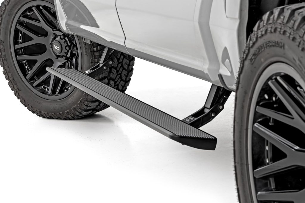 Rough Country Power Running Boards HT-Series Crew Cab Ford F-150/Lightning/F-250/F-350/Raptor (15-26)
