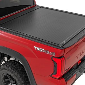 Rough Country Powered Retractable Bed Cover 5β7β³ Bed Toyota Tundra 2WD/4WD (2022-2026)