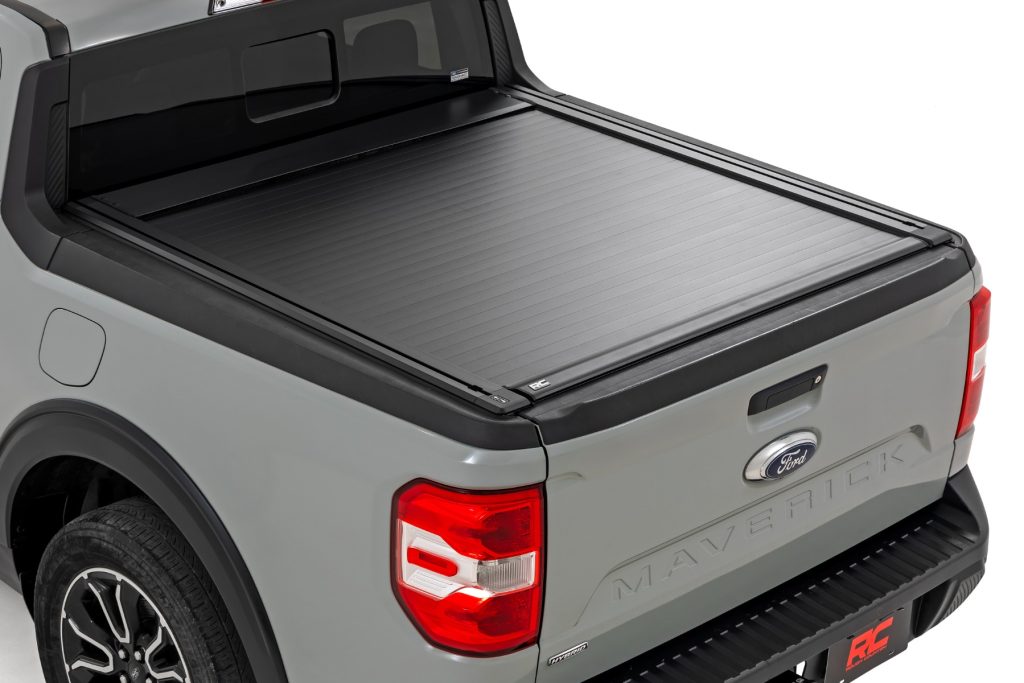 Rough Country Powered Retractable Bed Cover 4’6″ Bed Ford Maverick 2WD/4WD (2022-2026)