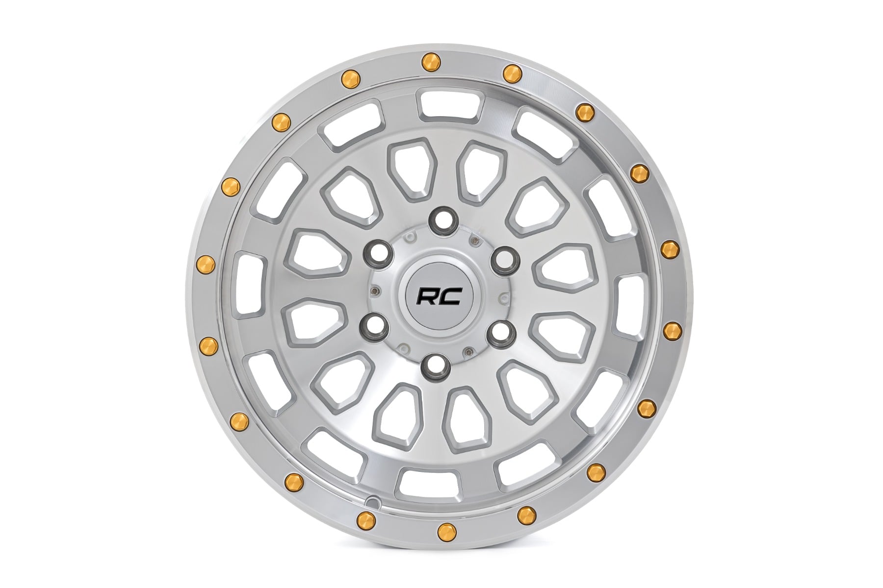 Rough Country 87 Series Wheel Simulated Beadlock Full Machine 17x8.5 5x5 +0mm