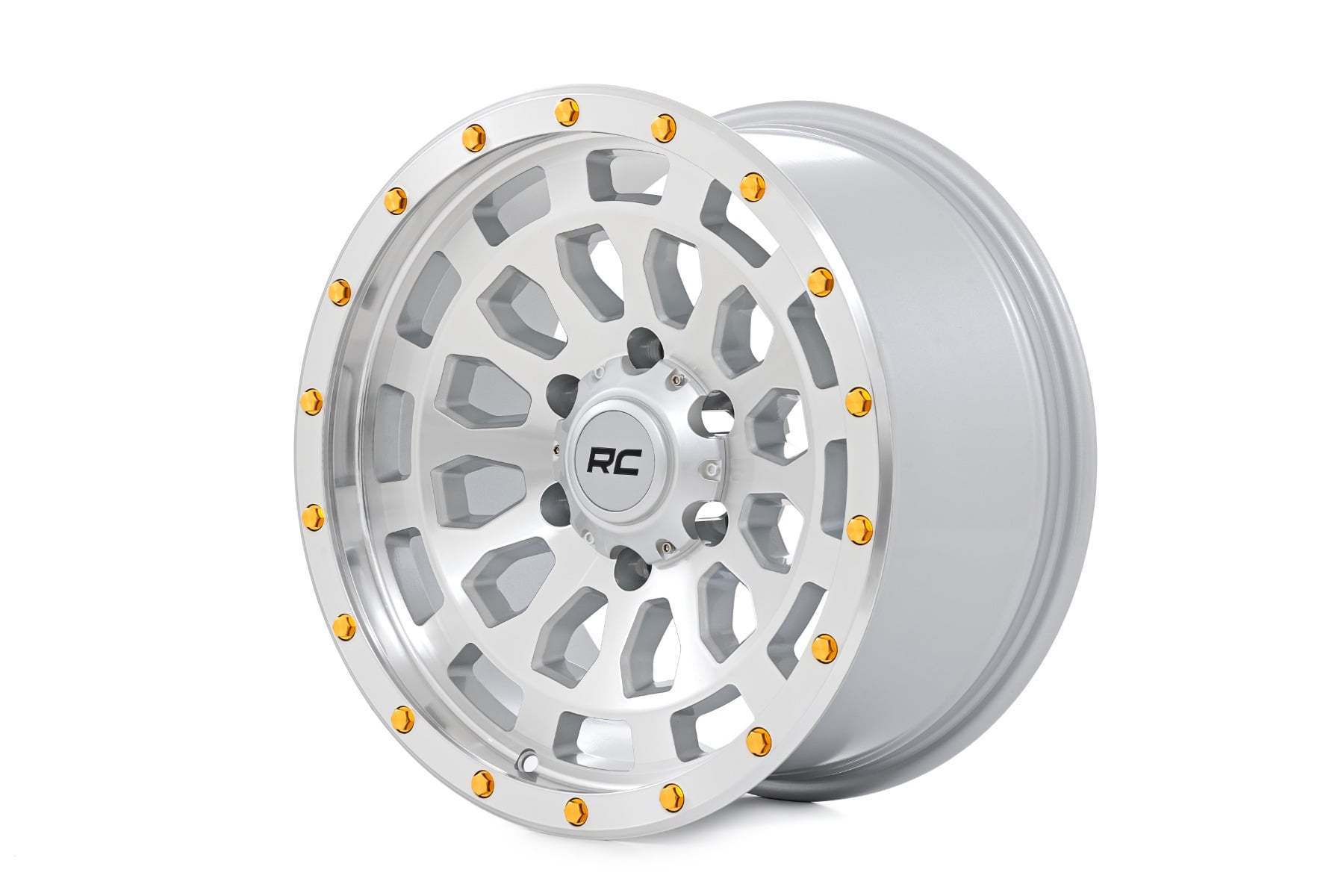 Rough Country 87 Series Wheel Simulated Beadlock Full Machine 17x8.5 5x5 +0mm