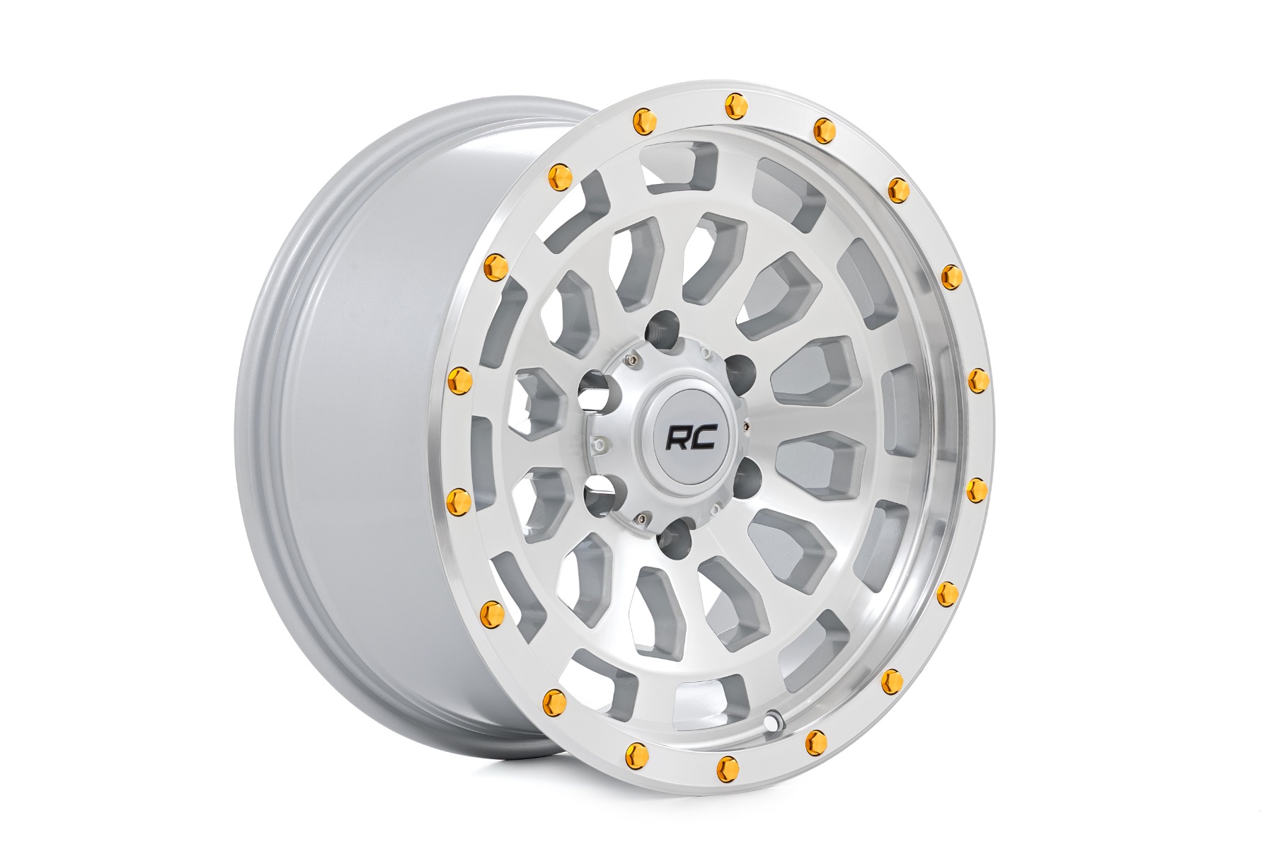 Rough Country 87 Series Wheel Simulated Beadlock Full Machine 17x8.5 5x5 +0mm