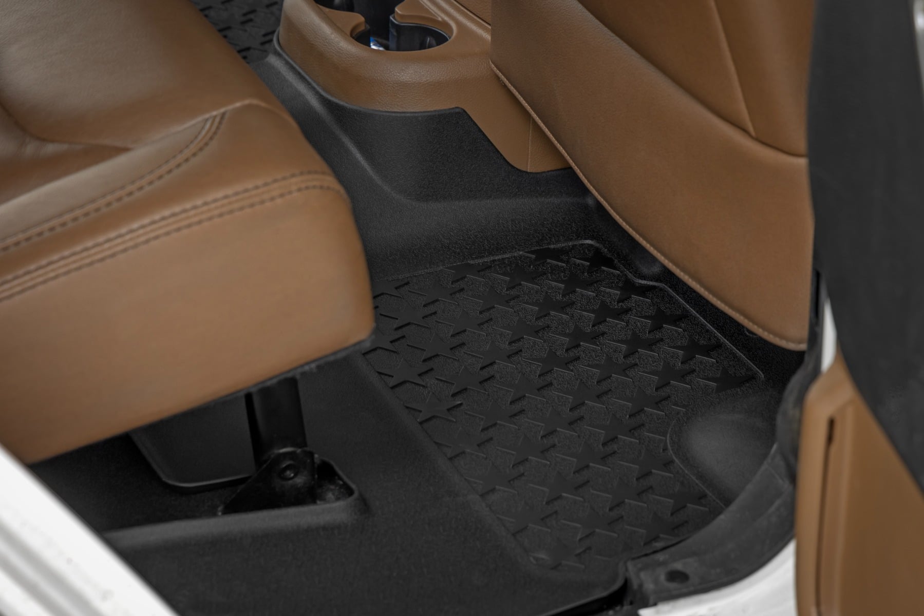 Rough Country Floor Mats FR & RR 4 Door Jeep Wrangler Unlimited 4WD (2014-2018)