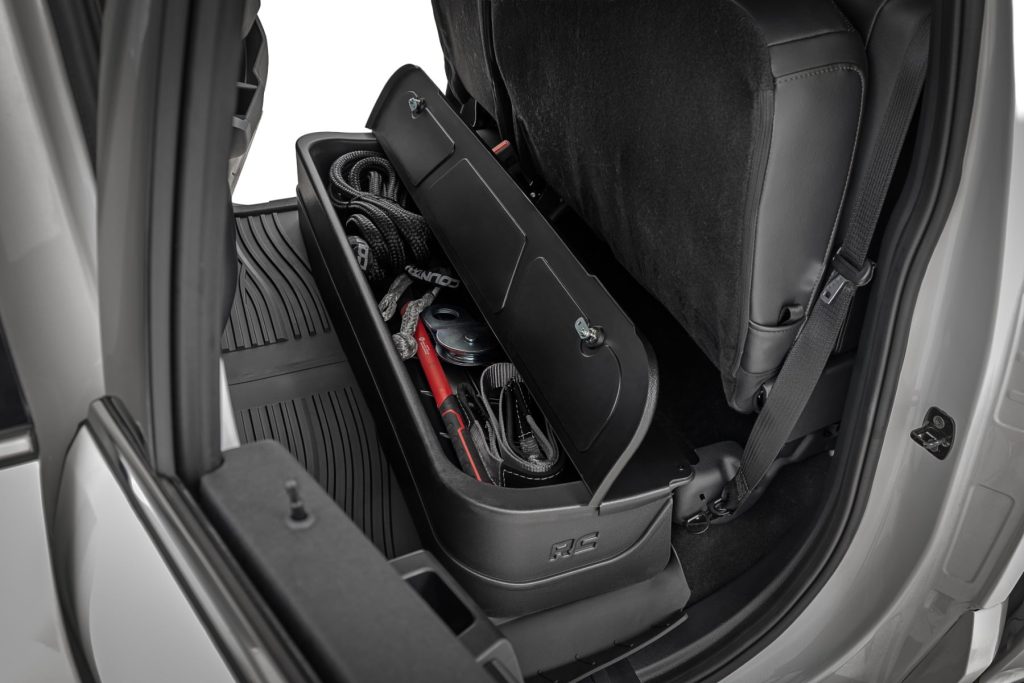 Rough Country Under Seat Storage with Locking Lid Ford F-150/F-250/F-350/Raptor (15-26)
