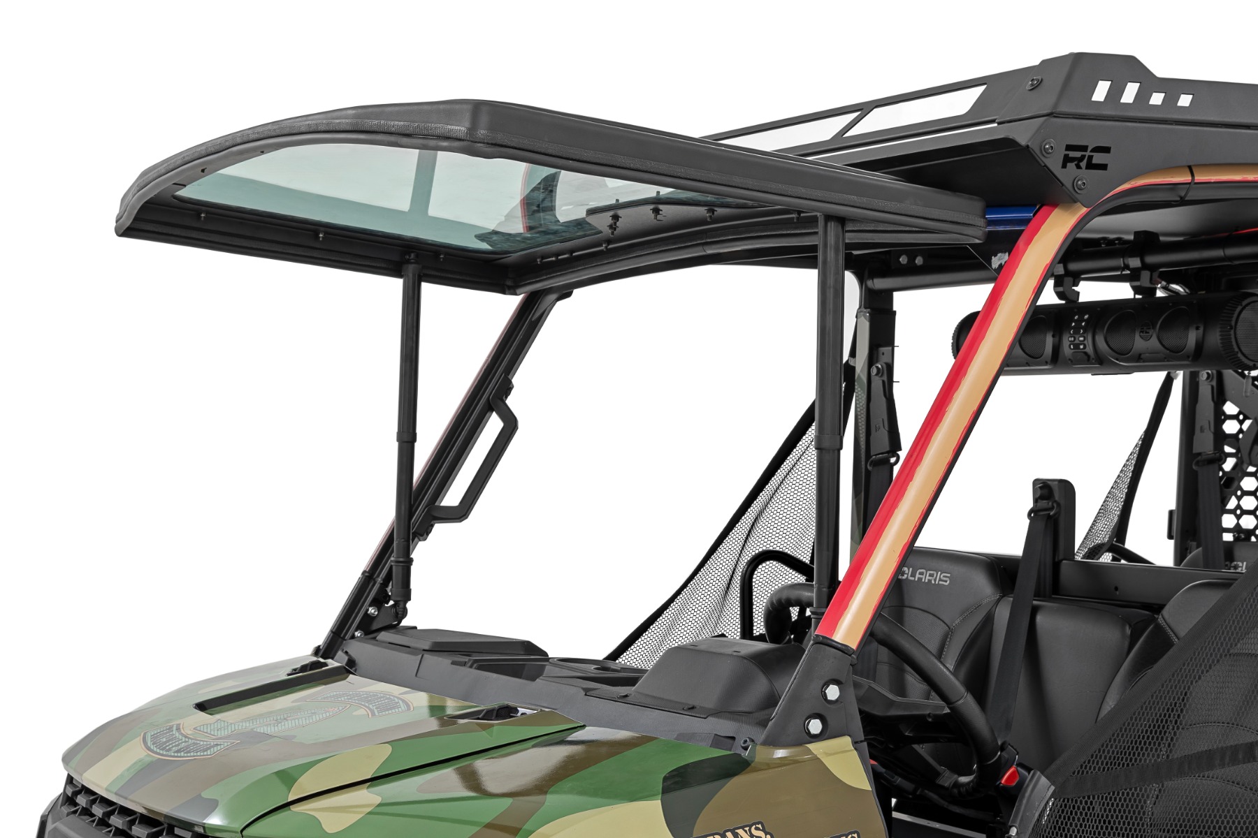 Rough Country Electric Tilt Windshield Glass Formed Frame Polaris Ranger XP 1000