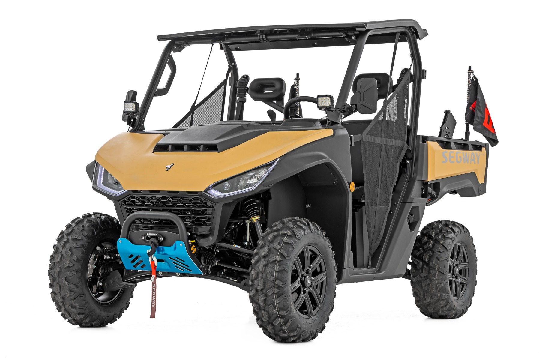 Rough Country Whip Mount 4β² Multl-Color LED Whip Pair Can-AM Defender/Segway