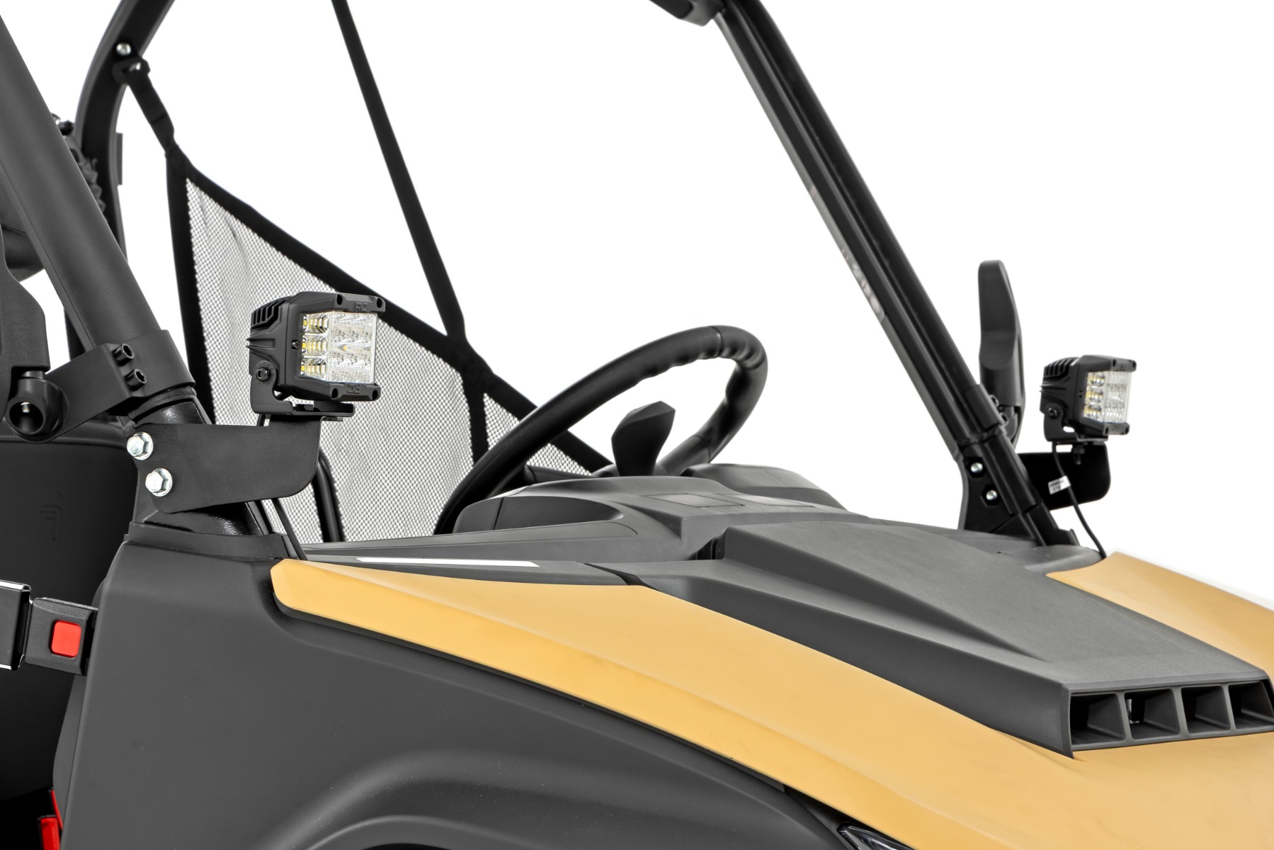 Rough Country LED Light Kit Front Mount 2β³ Black Pair Segway 570 F
