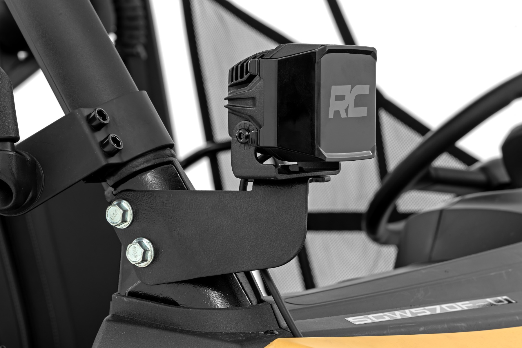Rough Country LED Light Kit Front Mount 2β³ Black Pair White DRL Segway 570 F