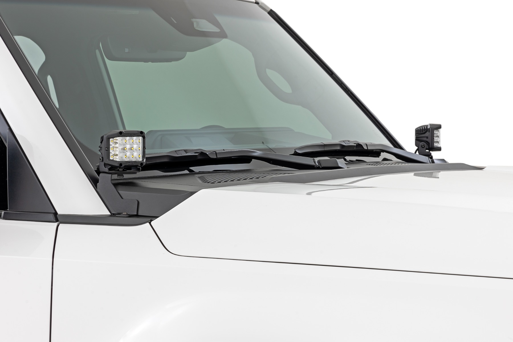 Rough Country LED Light Kit Ditch Mount 2β³ Spectrum Pair Spot Toyota Land Cruiser (24-26)