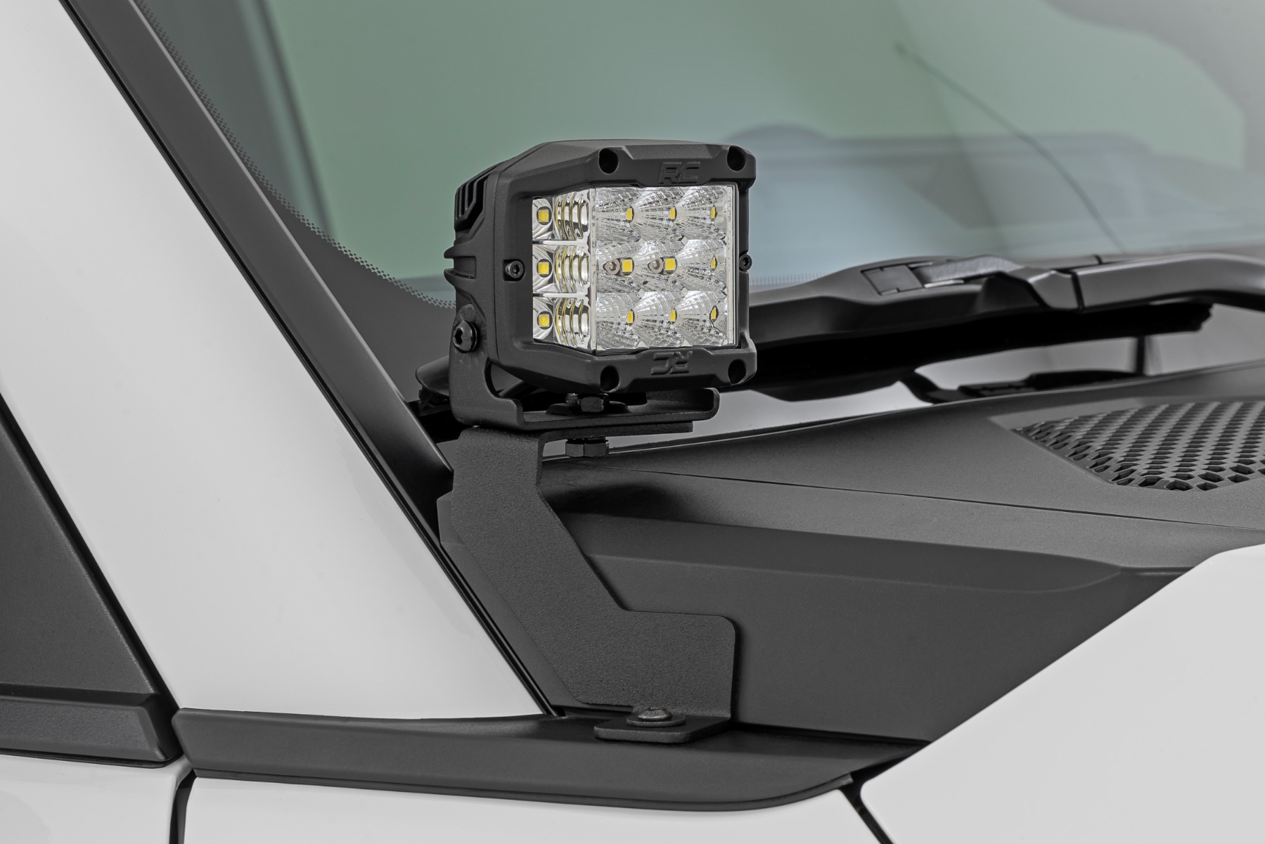 Rough Country LED Light Kit Ditch Mount 2β³ Spectrum Pair Spot Toyota Land Cruiser (24-26)