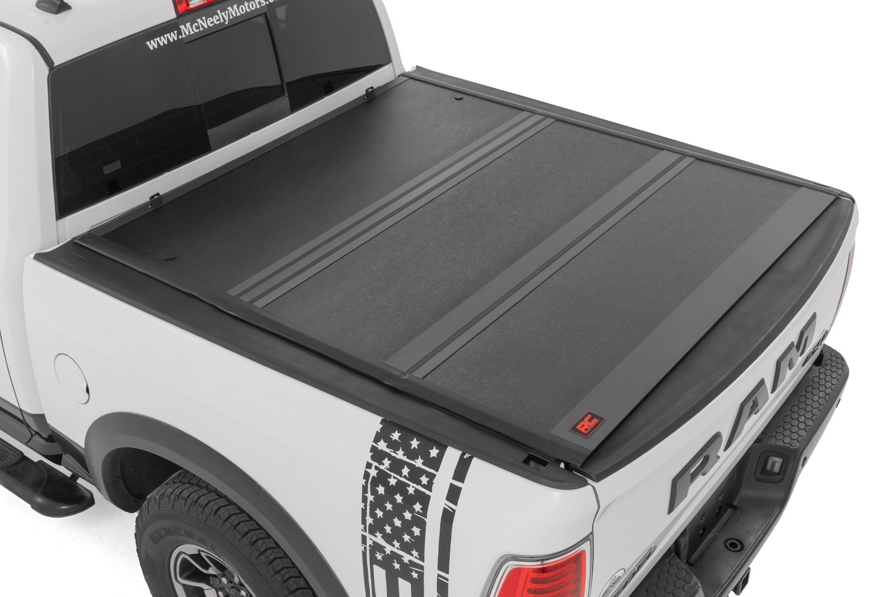 Rough Country Hard Low Profile Bed Cover 6’4″ Bed Ram 1500/2500/3500 2WD/4WD (10-25 & Classic)