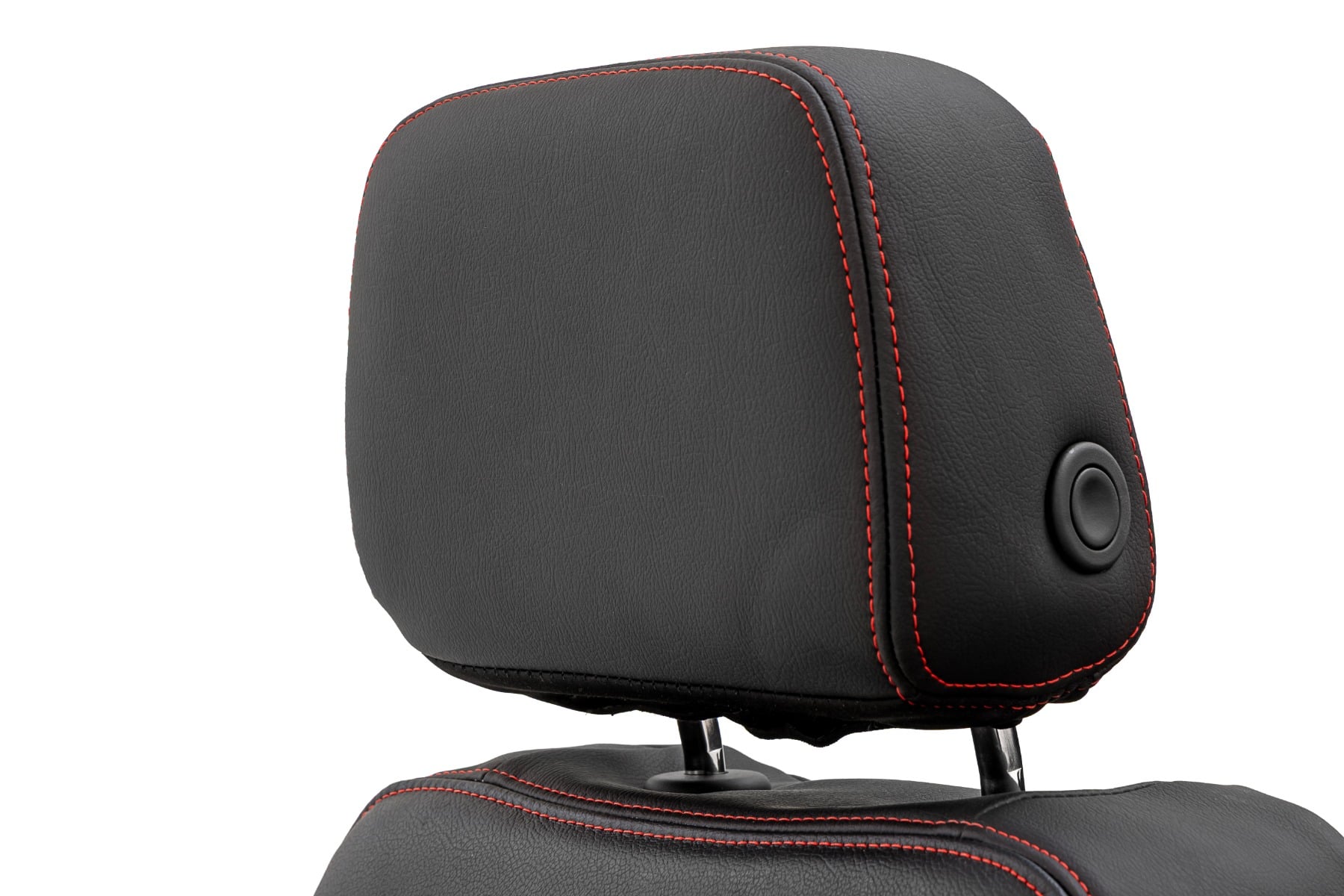 Rough Country Leather Seat Covers FR Bucket RR 60/40 Chevy/GMC Sierra 1500 (19-26)/Silverado 1500 (19-26)