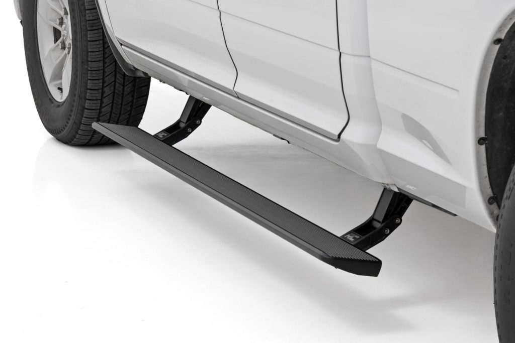 Rough Country Power Running Boards HT-Series Quad Cab Ram 1500 2WD/4WD (2009-2018 & Classic)