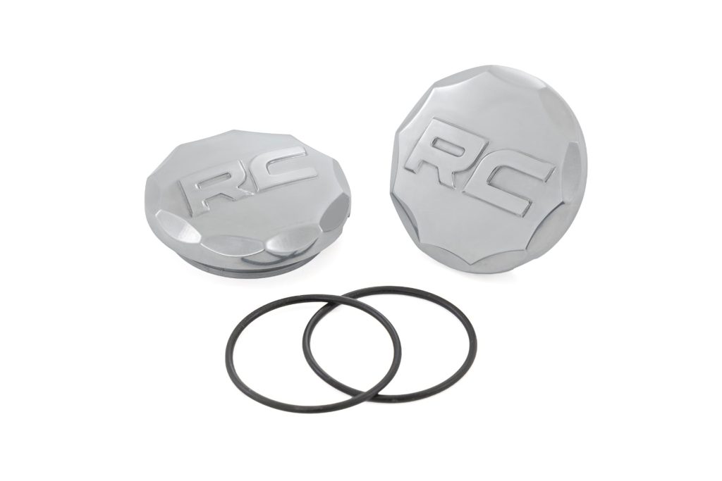Rough Country Polished Aluminum Ball Joint Caps Pair Rough Country Control Arms