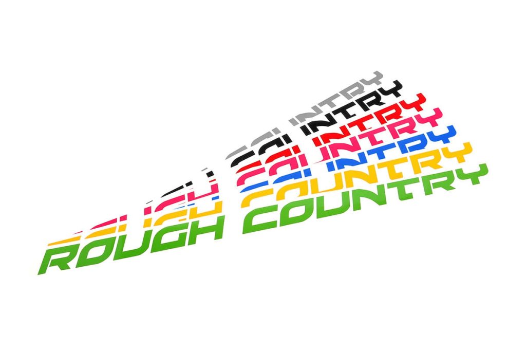 Rough Country Decal 27 Inch Fender Gloss Black