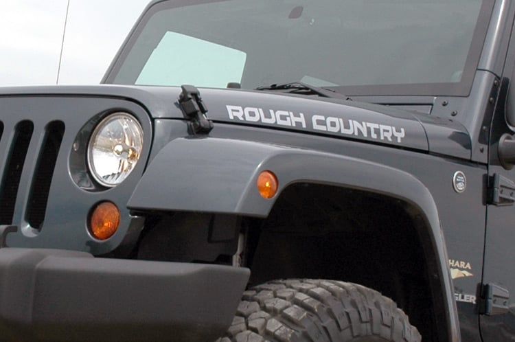 Rough Country Decal 27 Inch Fender Gray