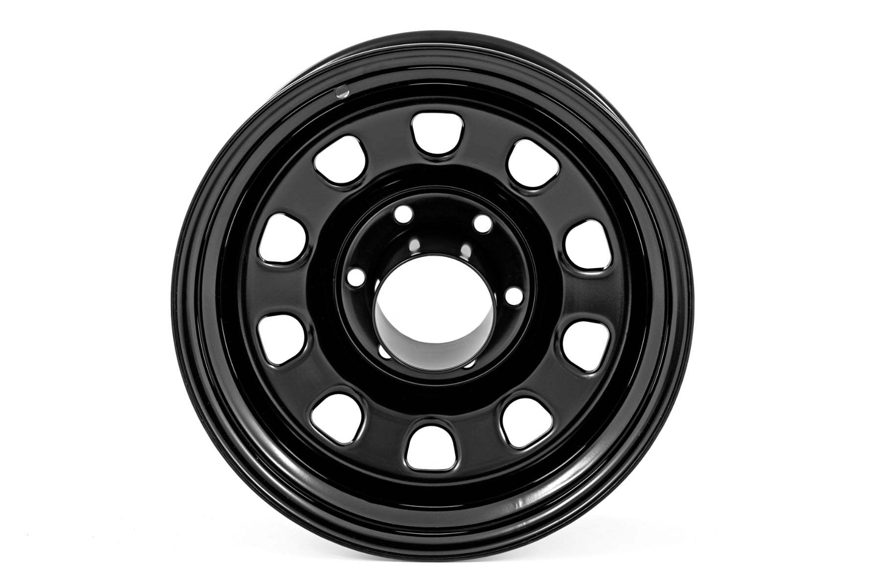 Rough Country Steel Wheel Black 17x9 5x5.5 4.25 Bore +0mm
