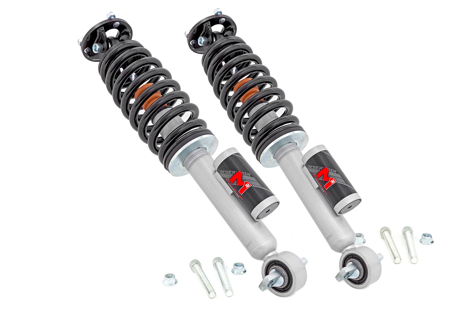 Rough Country M1R Reservoir Loaded Struts Adjustable Height Front 2 Inch Ford Bronco (21-26)