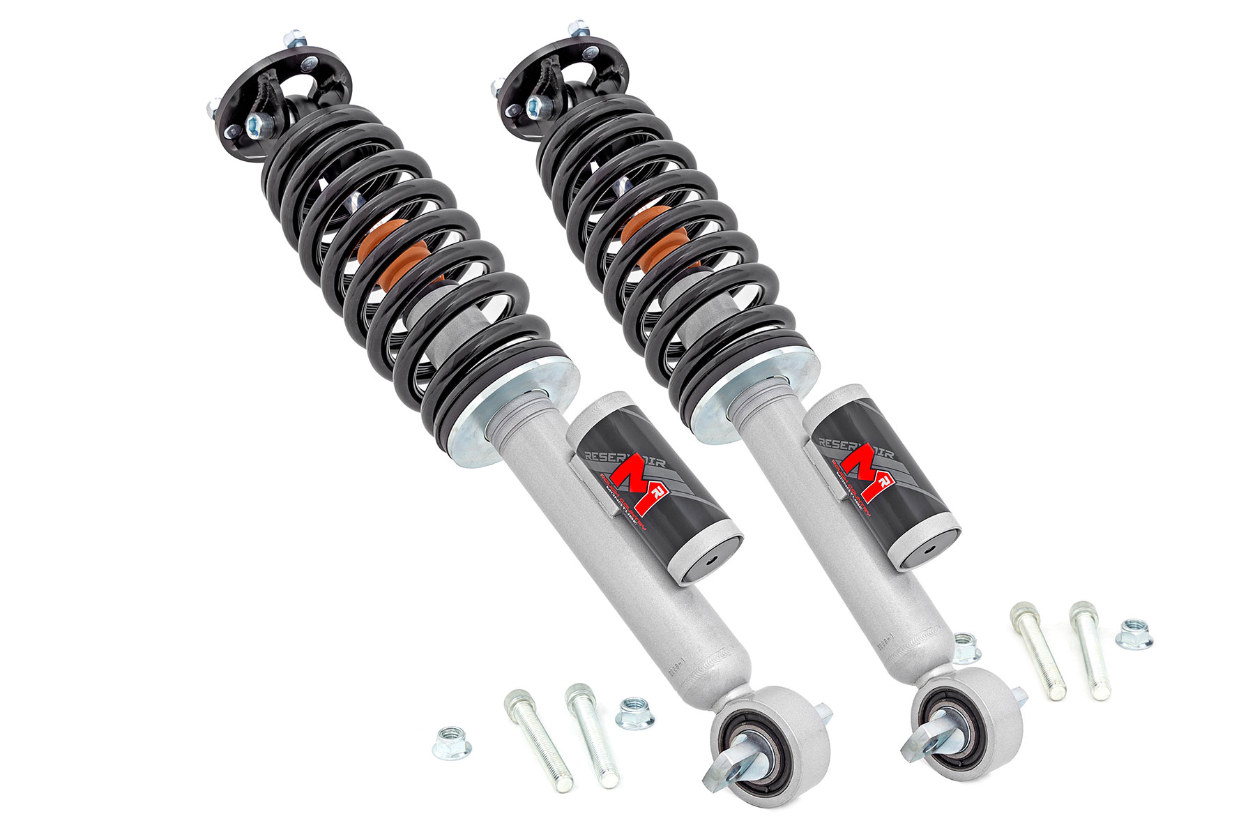 Rough Country M1R Reservoir Loaded Struts Adjustable Height Front 5 Inch Ford Bronco (21-26)