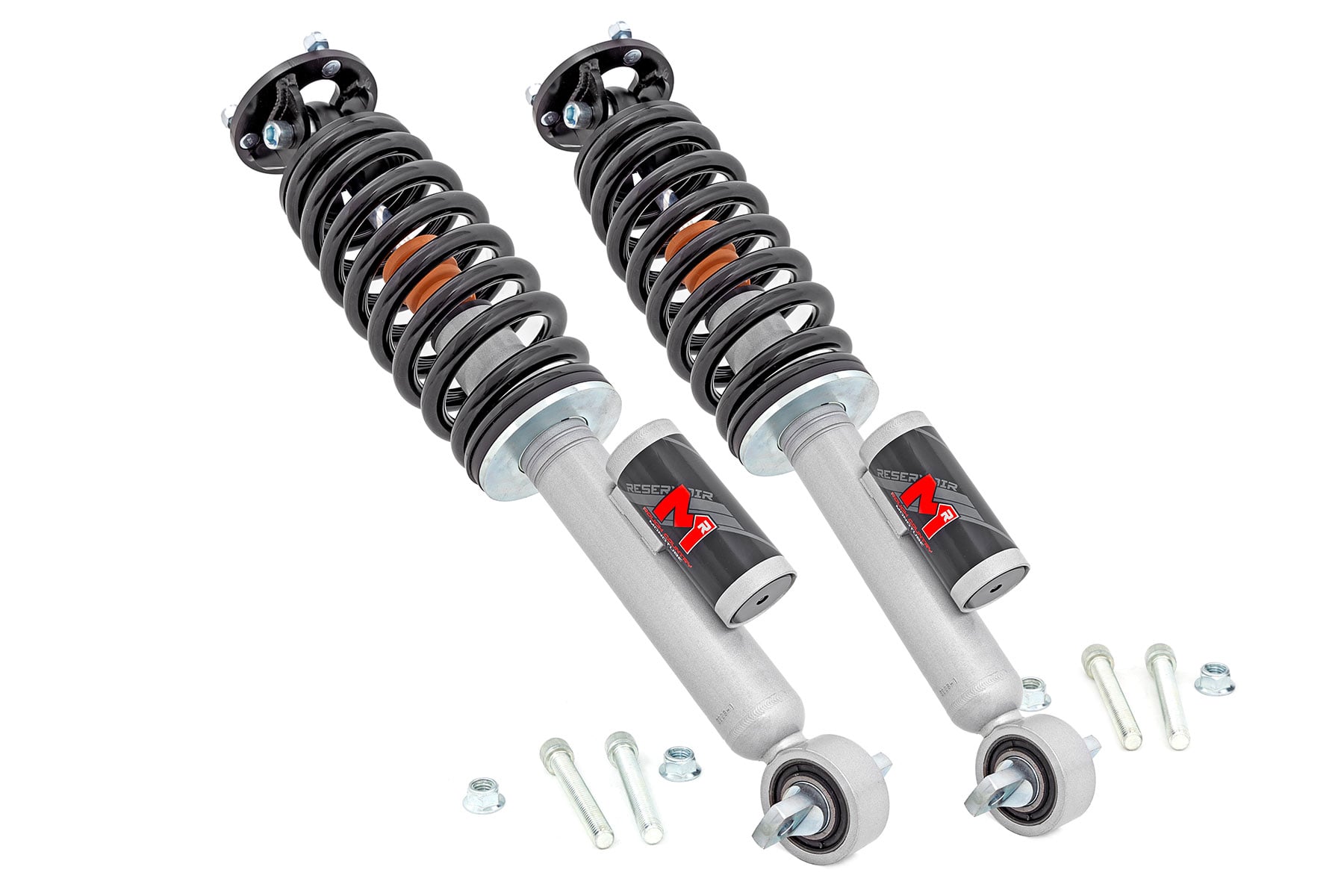 Rough Country M1R Reservoir Loaded Struts Adjustable Height Front 7 Inch Ford Bronco (21-25)