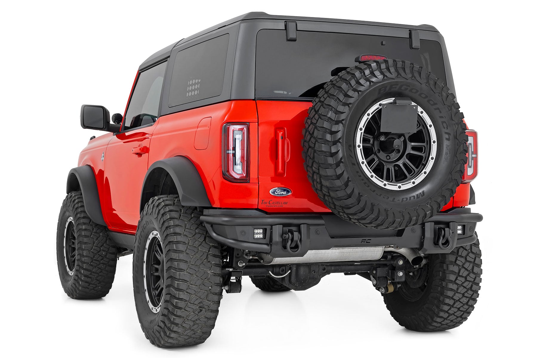 Rough Country Rear Bumper Tubular Ford Bronco 4WD (2021-2026)