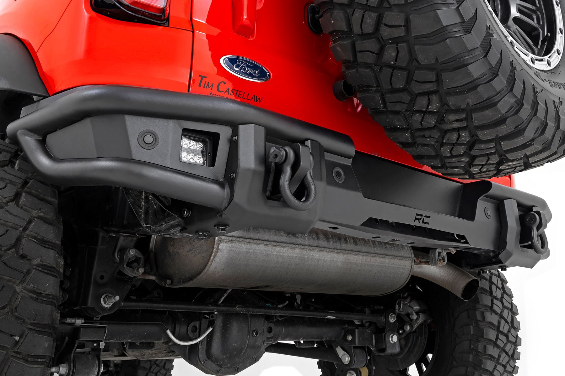 Rough Country Rear Bumper Tubular Ford Bronco 4WD (2021-2026)