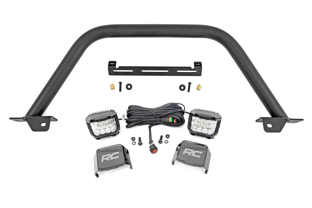 Rough Country Safari Bar 3″ OSRAM (Pair) Wide OE Modular Steel Ford Bronco (21-26)