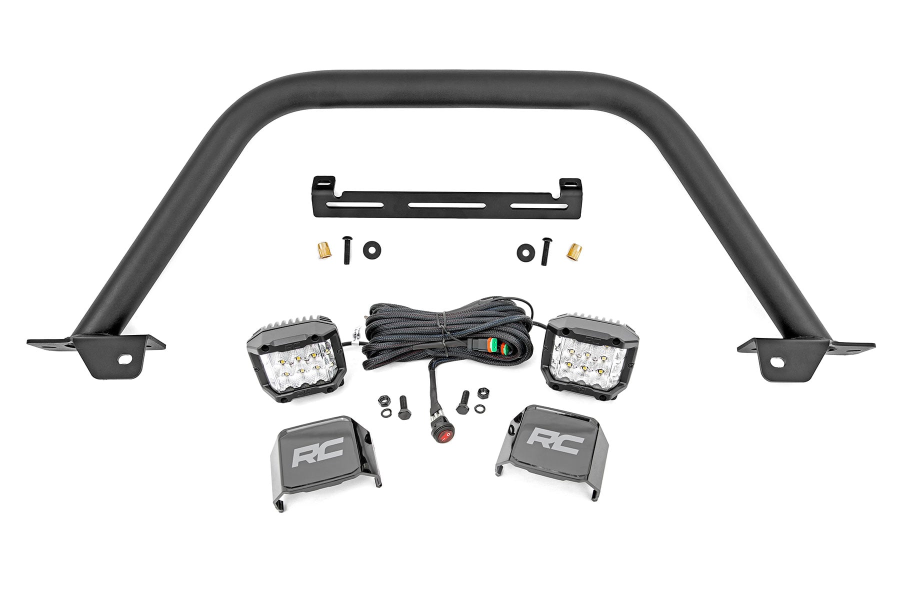 Rough Country Safari Bar 3β³ OSRAM (Pair) Wide OE Modular Steel Ford Bronco (21-26)