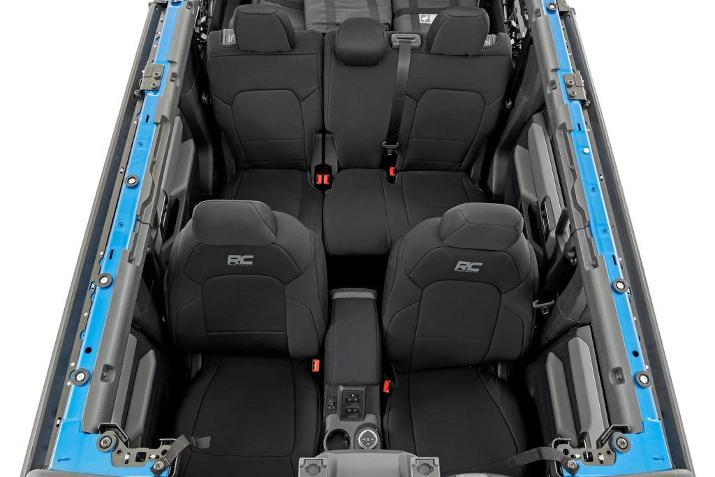 Rough Country Seat Covers Bucket Seats FR & RR Ford Bronco 4WD (2021-2026)