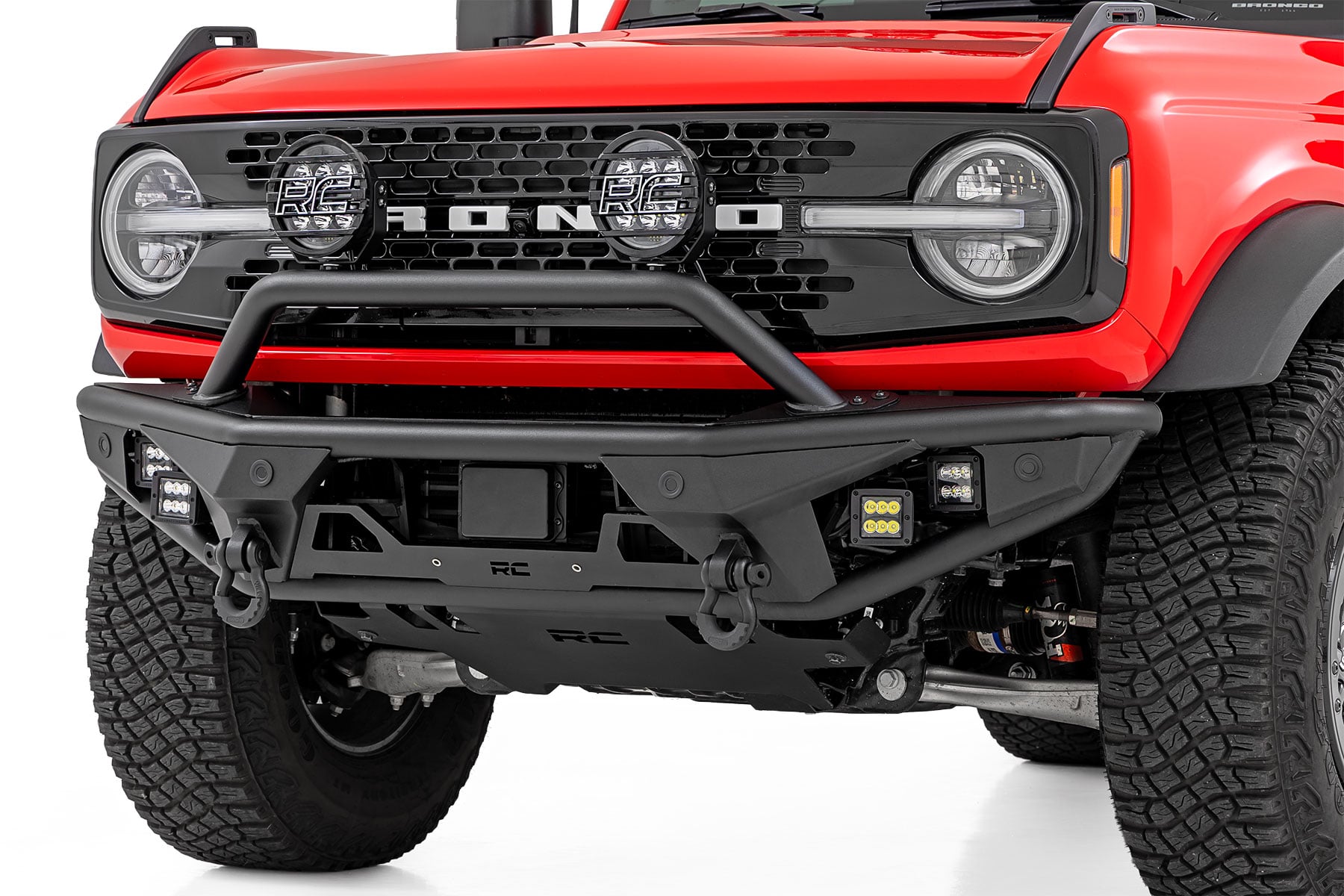 Rough Country Front Bumper Tubular Ford Bronco 4WD (2021-2026)