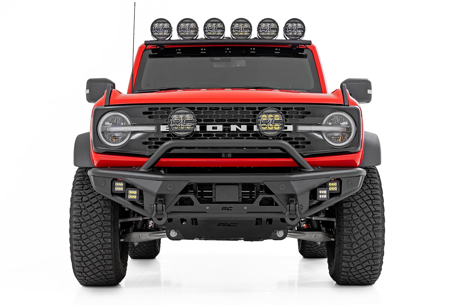 Rough Country Front Bumper Tubular Ford Bronco 4WD (2021-2026)
