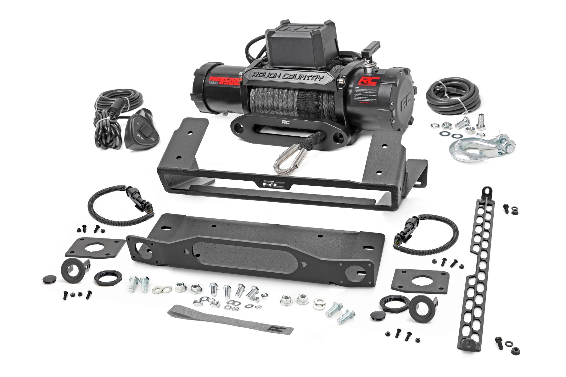 Rough Country High Winch Mount All Models 9500S Ford Bronco 4WD (2021-2026)