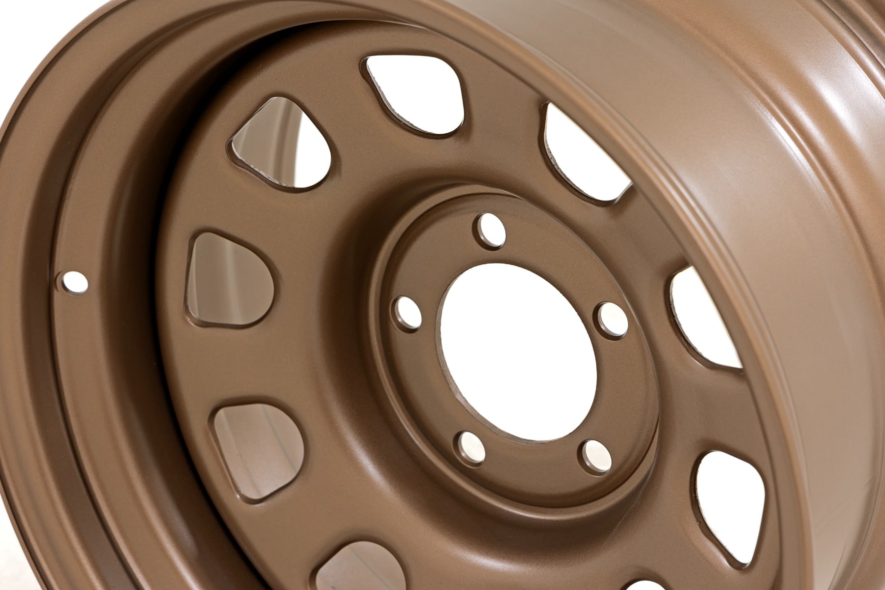 Rough Country Steel Wheel Bronze 15x8 5x4.5 3.30 Bore -19