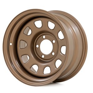 Rough Country Steel Wheel Bronze 15x8 5x4.5 3.30 Bore -19
